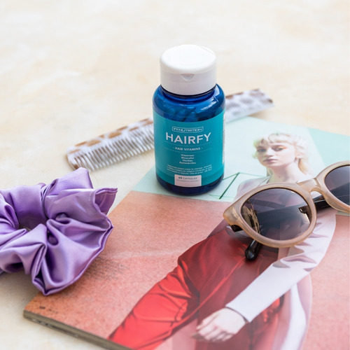 Imagen 7 de 7 de Hairfy - Vitaminas Anti Caída Del Cabello - Biotina Colágeno Niacina Zinc X240