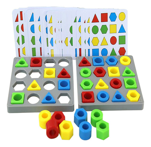 Juguete Educativo Sensorial Edu 6700, Juego De Combinación D