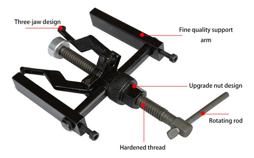 sourcing map Extractor de Cojinetes Engranaje Interno Demolici/ón Kit de Herramientas para la Moto Scooter