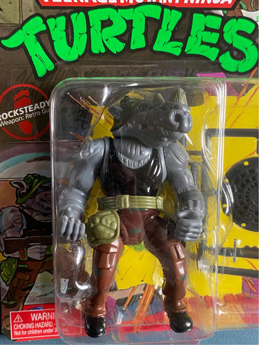 Tmnt Playmates Rocksteady Bebop Y Destructor Figuras Tortuga (Usado)