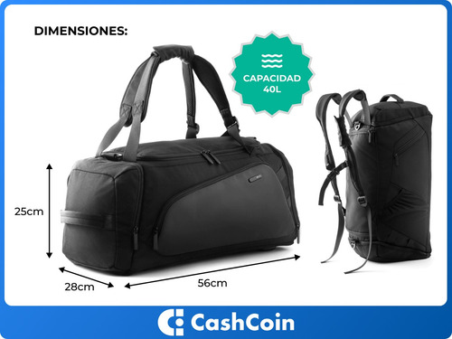 Bolso Mochila Walla Rostock 40 Lts Urbano Deportivo Camping