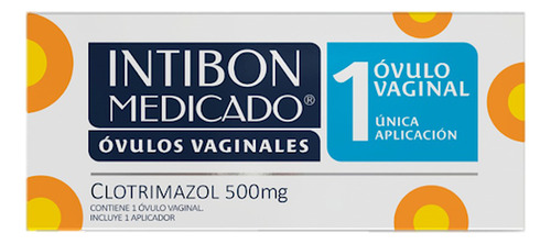 Crema Vaginal Intibon Medicado 500 Mg Caja X 1 Óvulo
