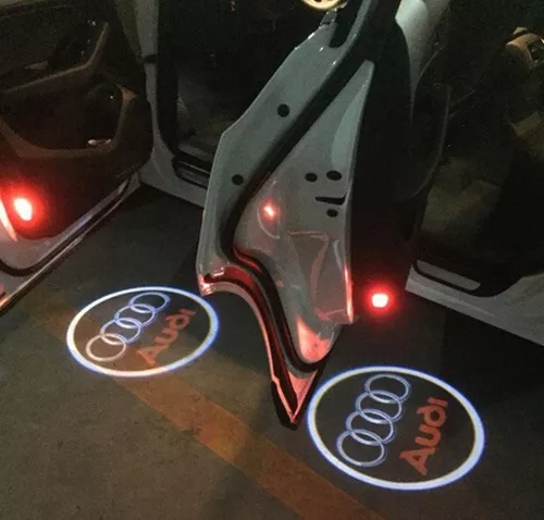Luz Logo Puerta Proyector Para Piso Led Audi