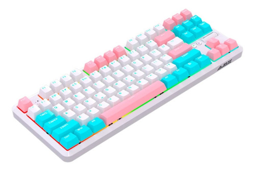 Imagen 2 de 5 de Teclado Mecánico Rgb Inalámbrico Hotswap Red Switch - Ajazz