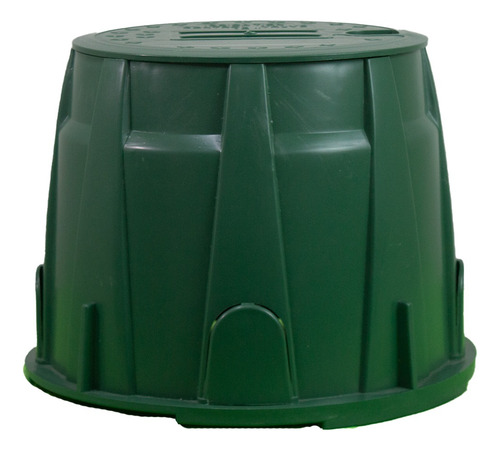 4 Tapas Válvulas De Riego Caja Redonda Verde
