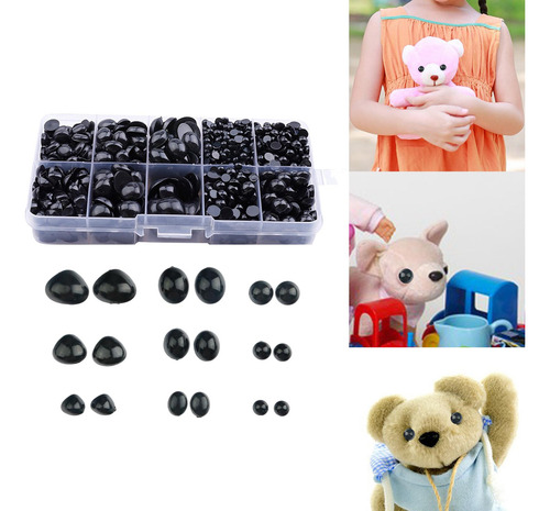 1000x Ojos Y De Seguridad De Plástico Diy Manualidades
