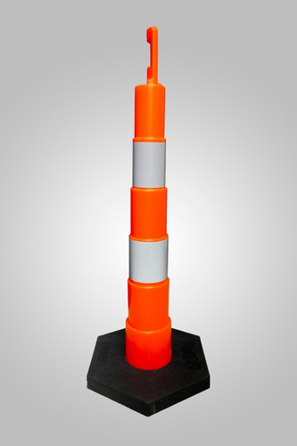 Imagen 2 de 5 de Cono Rutero Telex Porta Cinta O Cadena Base Pesada 8 Kg