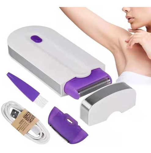 Depiladora Recargable Usb Sensor Luz Láser Removedor Vello