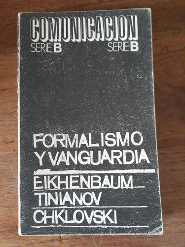 Formalismo Y Vanguardia Ruso Eikhenbaum Tinianov E2