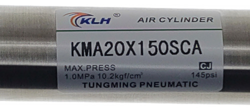 Cilindro Piston Neumático Doble Efecto Klh Kma20x150sca
