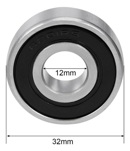 Motocicleta Balero 6201-2rs 12 X 32 X 10 Mm (palanca Z2)
