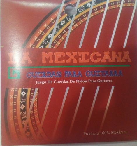 Paquete De Cuerdas Nylon Para Guitarra Acustica La Mexicana