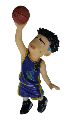 Figura Llavero Slam Dunk Kicchou Fukuda Pelota Basket 9cm