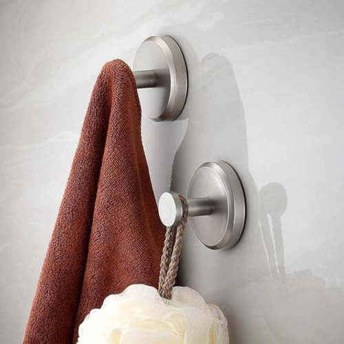 A 2pcs Shower Hooks For Inside Shower, Suction Towel Hook