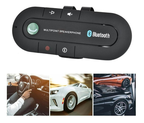 Altavoz Bluetooth Kit Manos Libres Para Carro, Visor Parasol