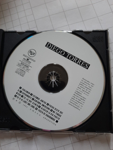 Diego Torres - Cd Primera Edicion - Cancion: Estamos Juntos