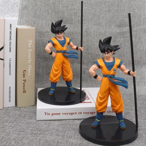 Imagen 4 de 6 de Figura Goku Con Báculo Sagrado - Dragon Ball 22cm