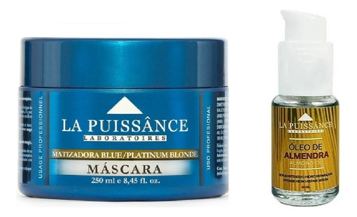 Mascara Blue 250ml La Puissance + Oleo  Almendras