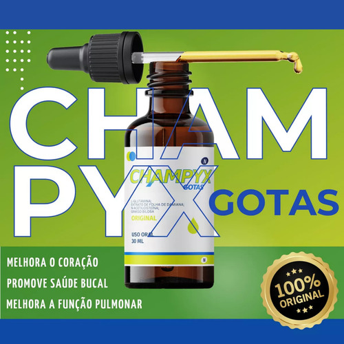 3 Frascos Champyx - Elimine O Hábito Do Cigarro Sem Sofrer!