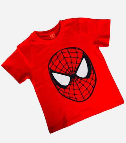 Polera Niño Diseño Spiderman Talla 8.