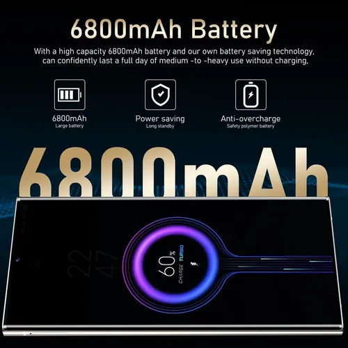 Smartphone Android Barato C23 Ultra 6.8 Pulgadas 6 Gb + 256