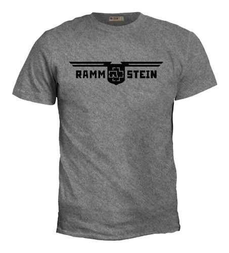  Camiseta Rammstein Rock Metal Logo  Eco