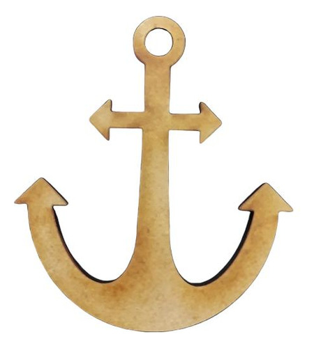 20 Figuras En Forma De Ancla Mdf Para Decorar
