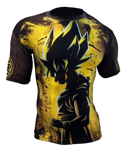 Remera Lycra Rashguard Goku Submission Mma Nogi Bjj