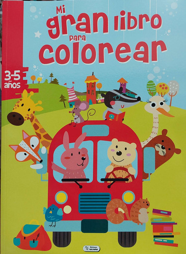 Mi Gran Libro Para Colorear Bus Saldaña Nvo *