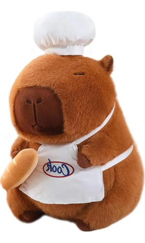Peluche Capibara Con Manta De 1 X 1,60 Interna Importados. Cocinero