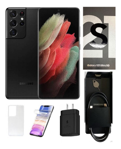 Samsung Galaxy S21 Ultra Original 5g 256 Gb Phantom Black 12 Gb Ram Liberado Snapdragon (Reacondicionado)