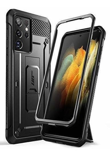 Imagen 1 de 6 de Funda Supcase Unicorn Beetle Galaxy S21 Ultra/negro
