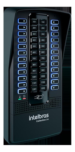 Kit Porteiro Coletivo 24 Pontos Com Interfone Intelbras