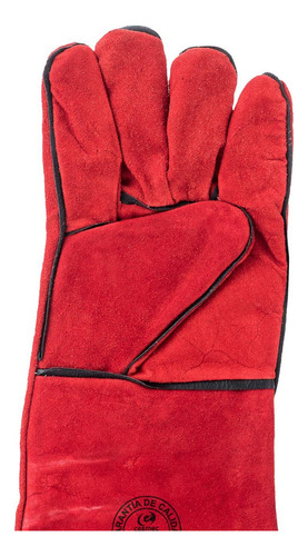 Guante De Soldador Rojo