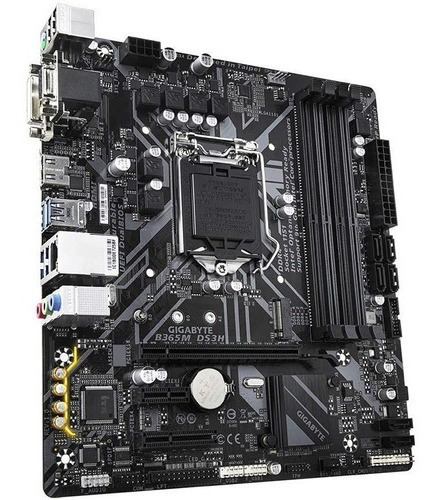 Placa Madre Gigabyte B365m Ds3h Lga1151-v2 Usb3.1 B365mds3h Color Negro