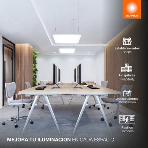 Panel Led 600x600 Para Empotrar Luz Fria 5000k