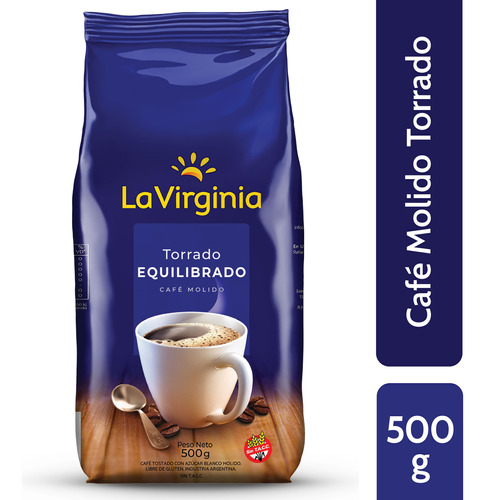 Cafe Molido La Virginia Torrado Equilibrado X 500 Gr