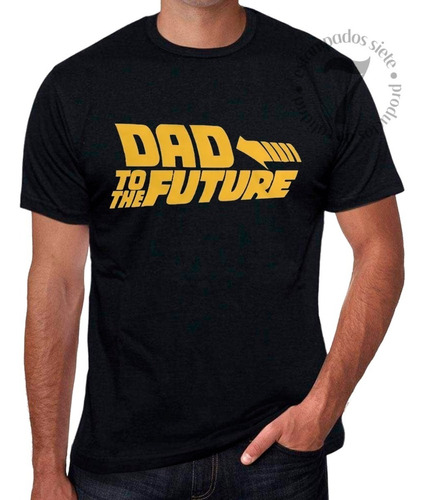 Polera Manga Corta Caballero Papa Del Futuro Día Del Padre!