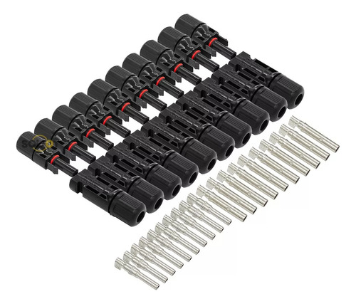10 Pares Conector Mc4 Macho Hembra