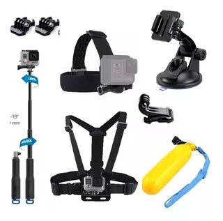 Kit Accesorios Camara Gopro 5 Sjcam Sony Selfie Pechera