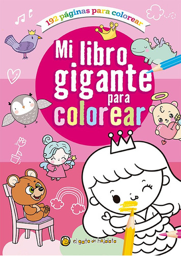 MI LIBRO GIGANTE PARA COLOREAR - ROSA, de El Gato De Hojalata. Editorial Guadal en español, 2022