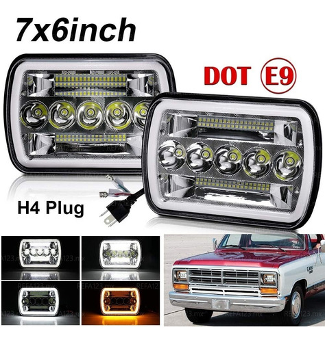 Faros Led Unidad Faro 5x7 O 7x6 Pulgadas U6f