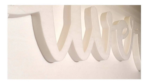 Letras Corporeas 12 Letras 30cm Tunombre Carteles Polifan