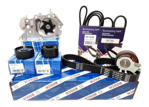 Kit Completo Correa De Distribucion Clio Mio Bomba Polyv D4f