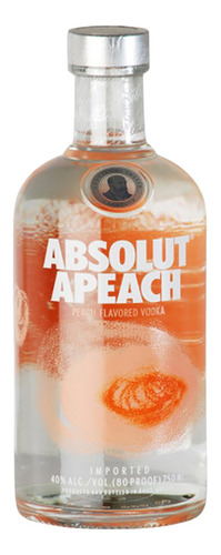 Vodka Absolut Apeach 750ml. - Envíos