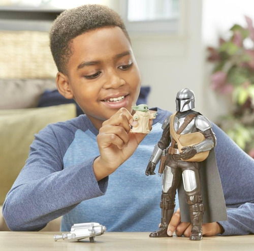 Figura Star Wars The Mandalorian Y Grogu Con Sonidos 619a