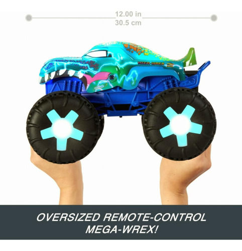 Hot Wheels, Monster Trucks, Mega Wrex Luces Y Sonidos,