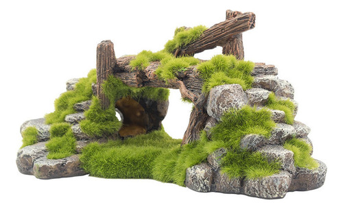 Ornamento Del Tanque De Peces Del Árbol De Rocalla Del
