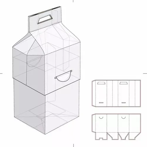 comprar Kit Patrones Vectores Cajas Para Editar Moldes Troquel