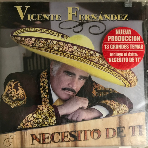 Discos Compactos Vicente Fernández Necesito De Ti